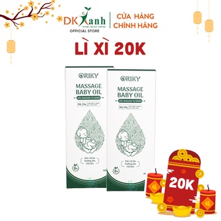 Combo 2 dầu massage dưỡng ẩm cho bé Oriky - DK P thumbnail