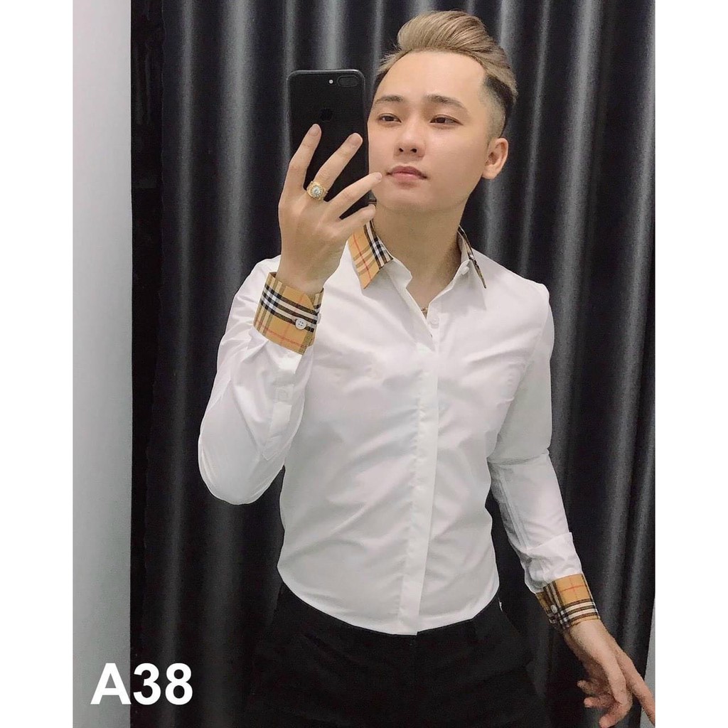 [Mã FAMAYMA2 giảm 10K đơn 50K] áo sơ mi nam lụa thêu hình 3D hot nhất