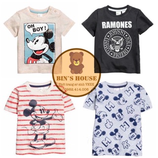 Áo thun H&M sz 4-24m
