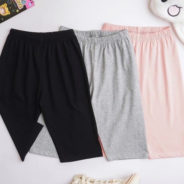 quần đùi bé gái 10kg-30kg legging ngắn chất liệu thoáng mát thoải mái vận động cho bé