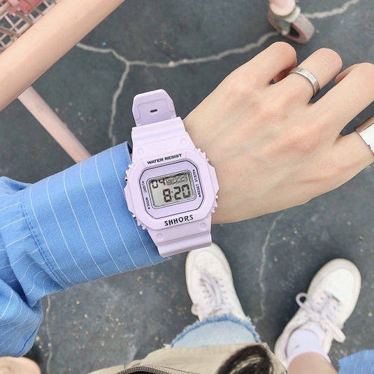 led tử Đồng hồ Ultrafire Unicorn Girl Junior School School Học sinh không thấm nước Phiên bản Hàn Quốc của Đồng hồ đeo