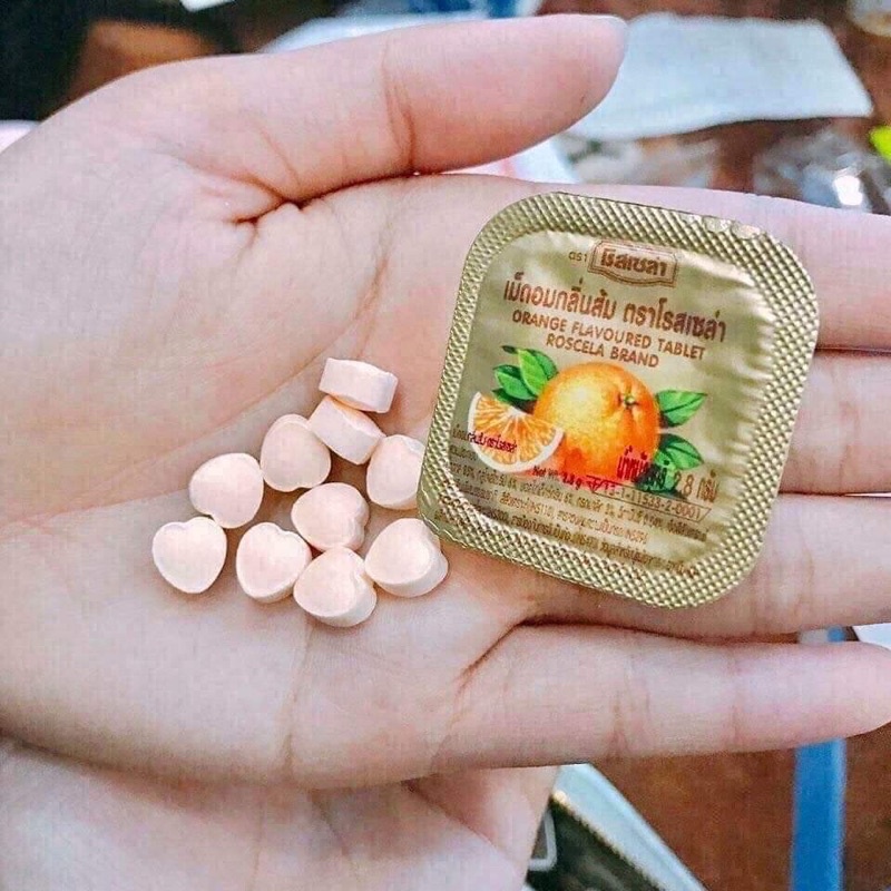 Kẹo C hương cam Thái Lan (hộp 2,8g)