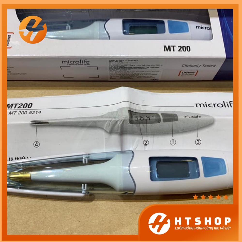 Nhiệt Kế Điện Tử Đầu Mềm Microlife MT200