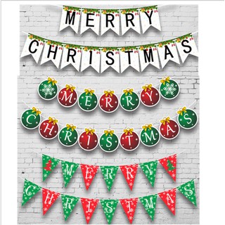 Cờ treo trang trí noel nhiều mẫu BST 04