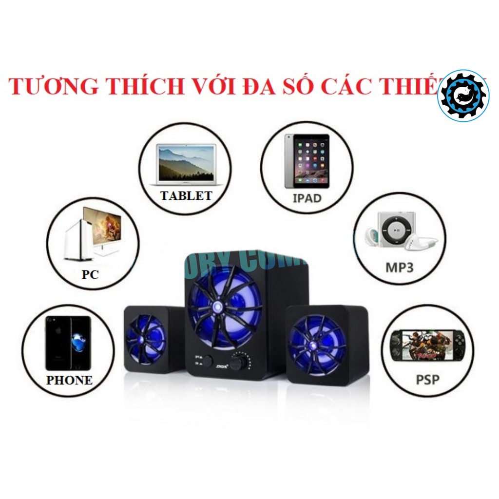 Loa Vi Tính – Loa Máy Tính  2.1 SADA D207 LED RGB Gaming Hiện Đại – BH 12 Tháng | BigBuy360 - bigbuy360.vn