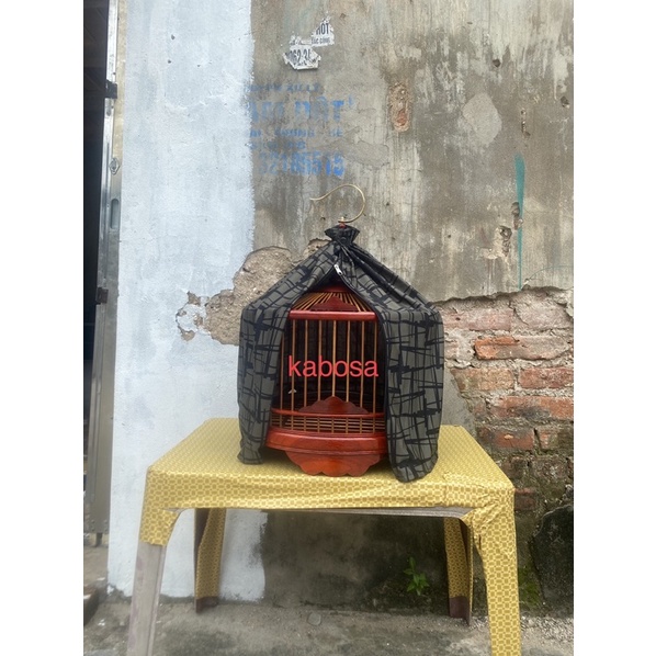 Lồng chim Cu Gáy gỗ Hương size 40cm