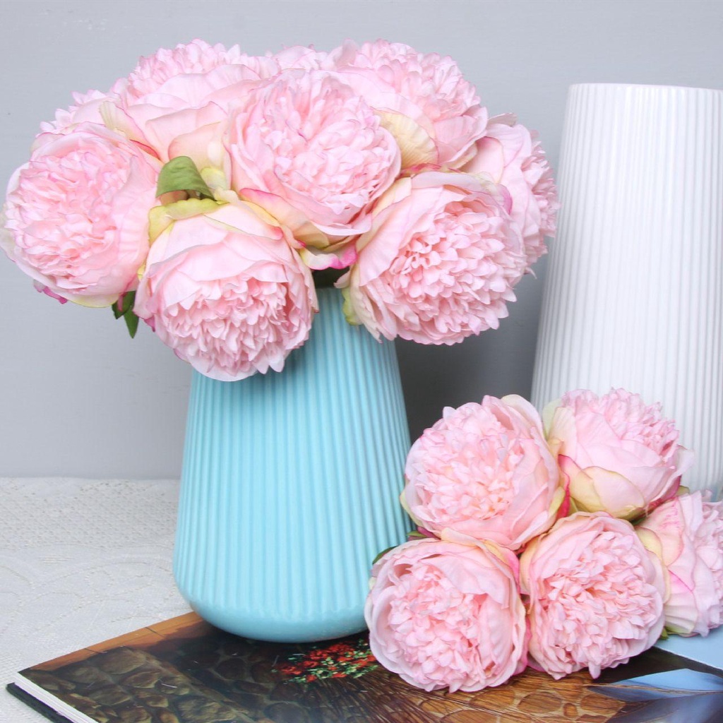 FOREVER Bó Hoa Mẫu Đơn Giả Trang Trí Tiệc Cưới