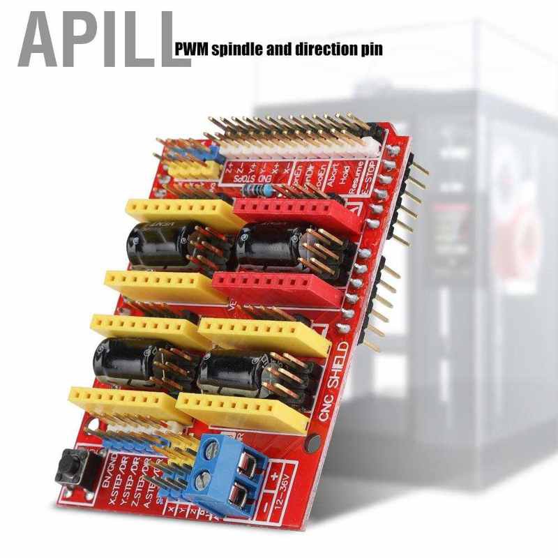 Bảng Mạch Mở Rộng Apll Cnc + Cánh Tản Nhiệt Cho Arduino V3