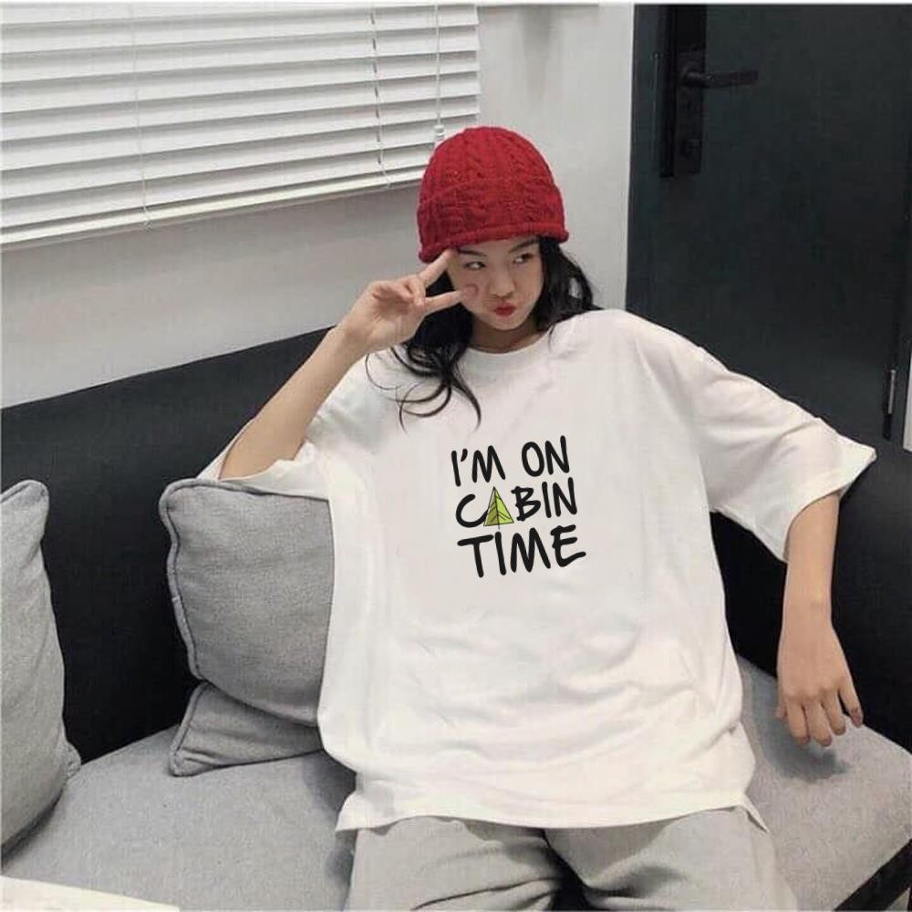 ÁO THUN TAY LỠ Cabin AOMIVN FORM RỘNG UNISEX THÒI TRANG AOMI