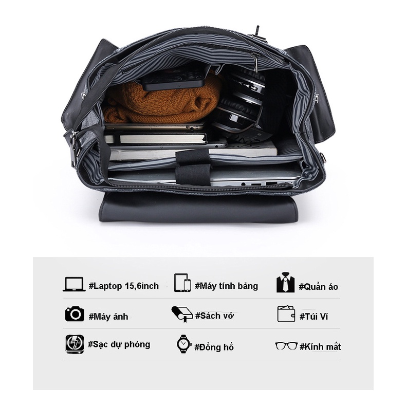 Balo da, Cặp đi học nam nữ thời trang da cao cấp ulzzang phong cách unisex hàn quốc đựng laptop