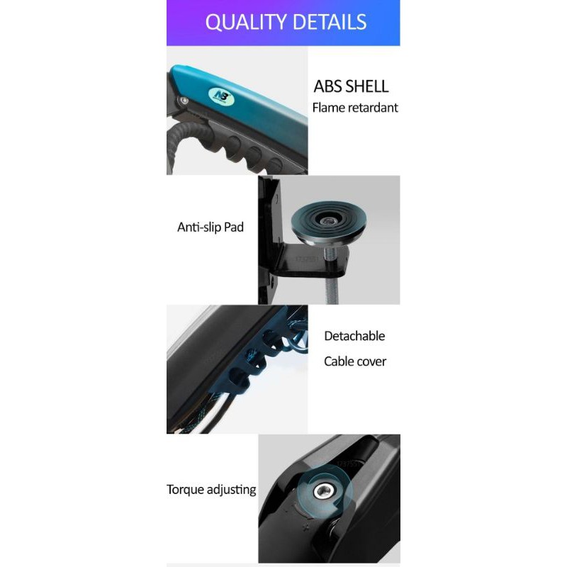 Giá treo 2 màn hình 17- 27'' NB-F160