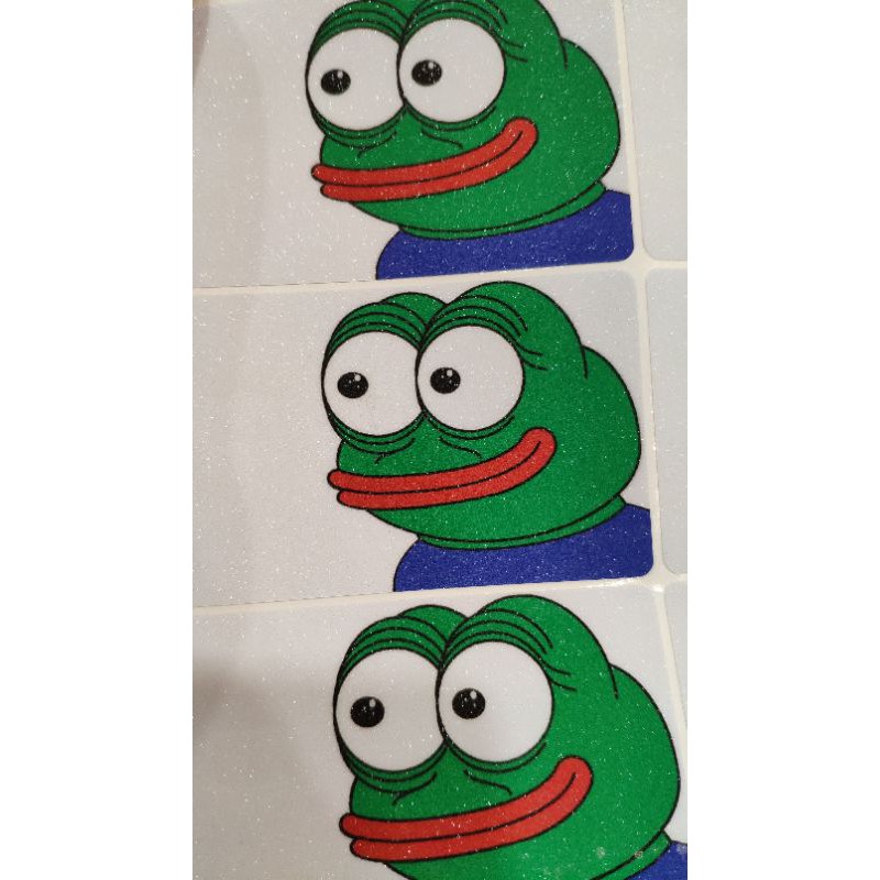FROG PEPE - Decal Sticker Thẻ ATM  Miếng Dán Trang Trí NF2 Cards