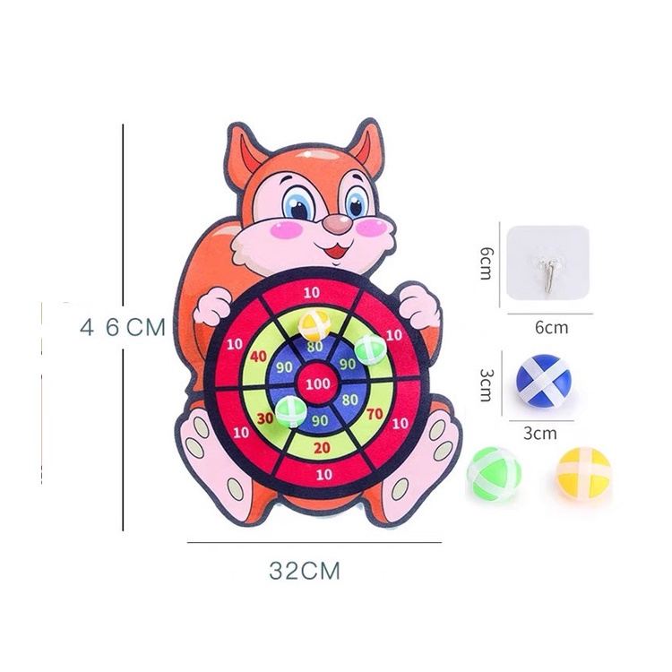 Đồ Chơi Phi Tiêu Bóng Dính Treo Tường Cho Bé Rèn Luyện Khéo Léo Phản Xạ Độ Chính Xác - DC242