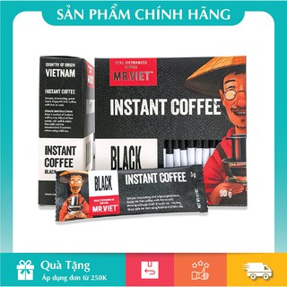Cà phê mr.việt - hòa tan đen - 20gói x 2 gr