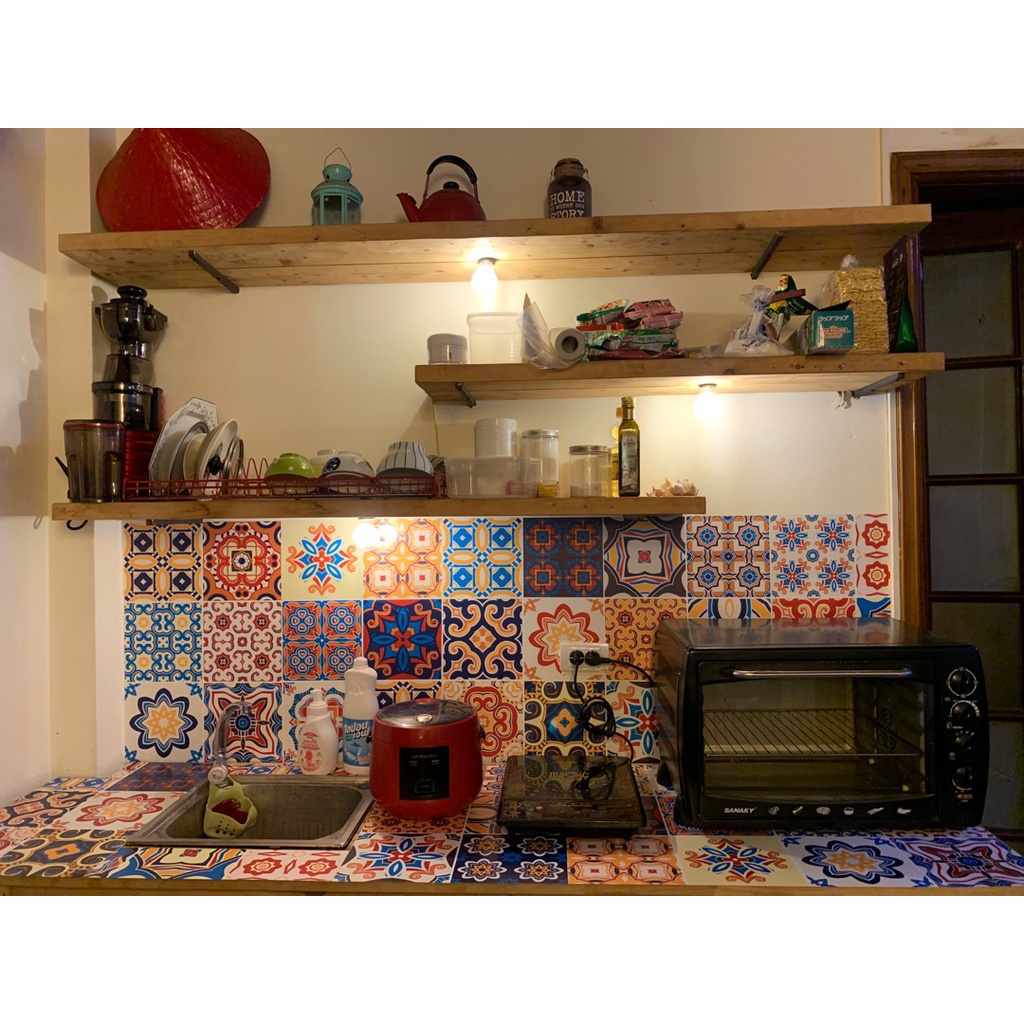 Set decal 40x60 cm, decal gạch bông dán tường giá rẻ | BigBuy360 - bigbuy360.vn