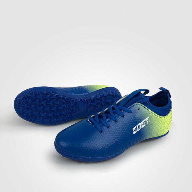 [Xả kho] Giày đá bóng sân nhân tạo động lực EBET 205-Xanh (blue/yellow) chính hãng