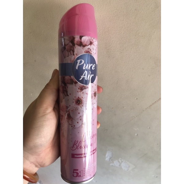 Xịt phòng pure air hương chanh xả/lavender/hoa lài/hoa hồng thơm phòng diệt muỗi 280ml