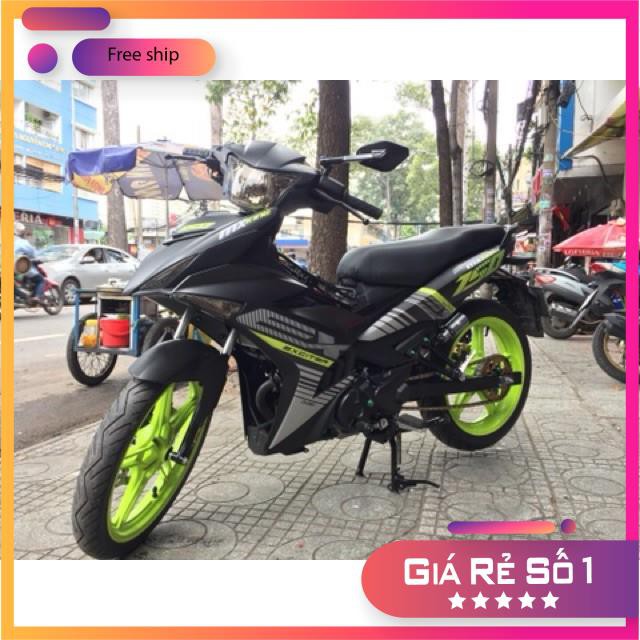 Tem rời Exicter 150 đen xanh