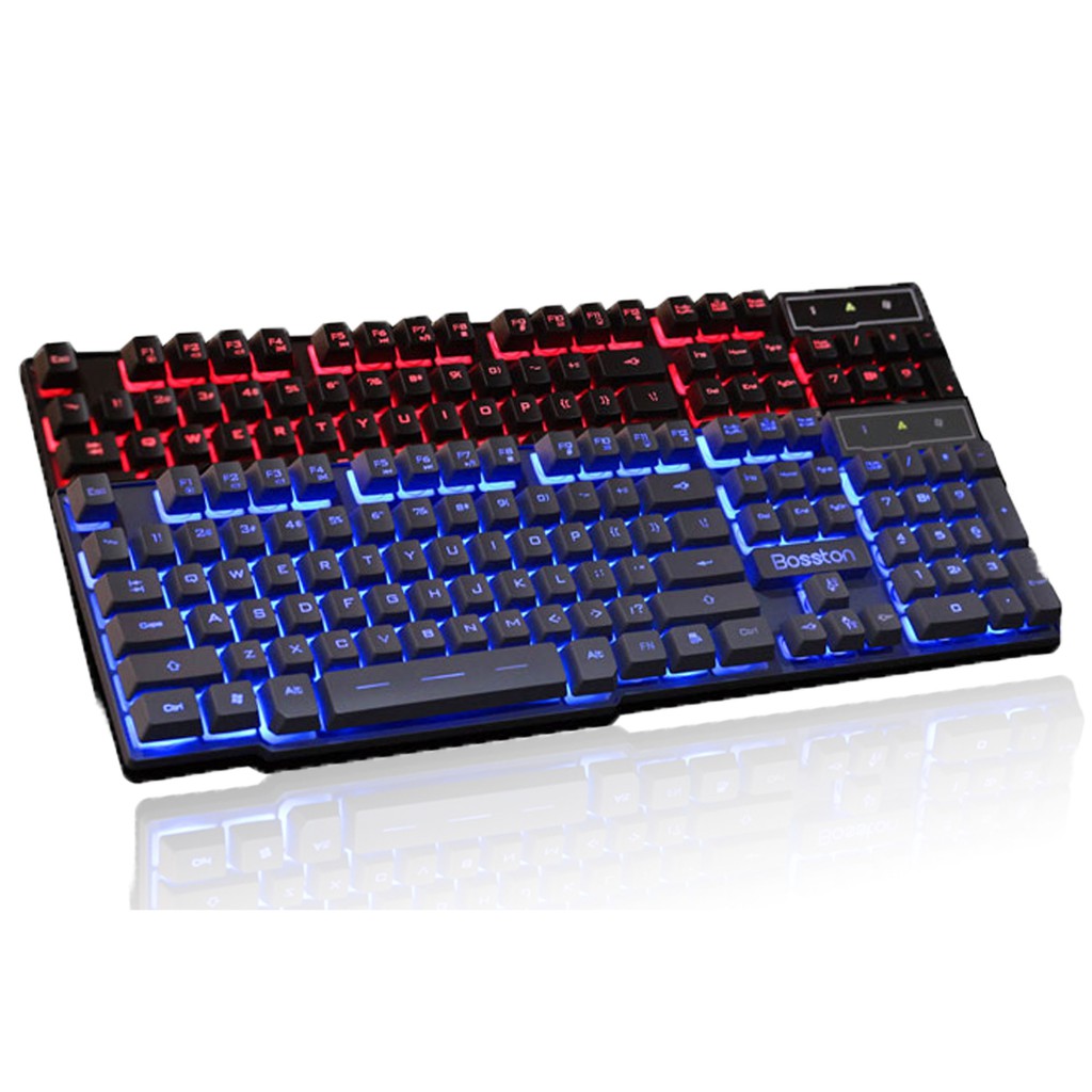 Bàn phím Keyboard Bosston K803 giả cơ chuyên Game USB. Vi Tính Quốc Duy