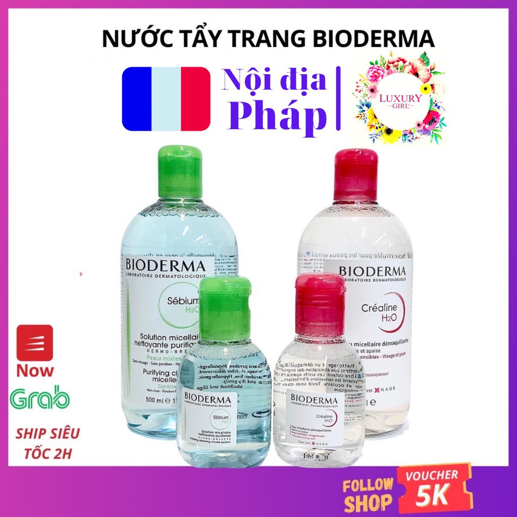 Nước Tẩy Trang Bioderma 500ml