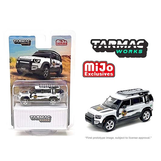 2021 Land Rover Defender 110 TREK Edition with Rack - Xe mô hình tỷ lệ 1:64 Tarmac Works Global
