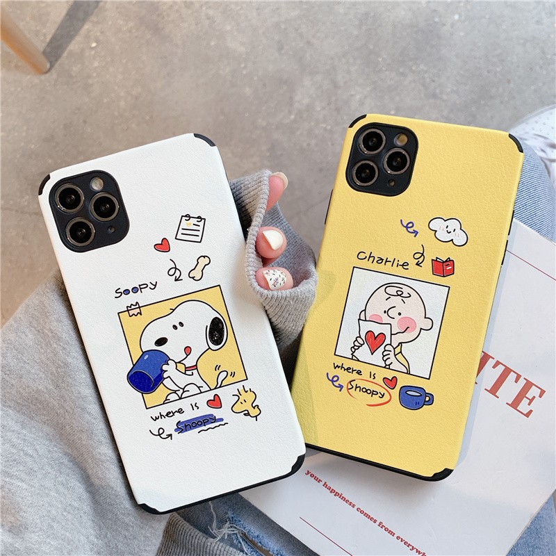 Leather Case for iPhone 12 Pro Max / iP11 / X XR 7 / 8 Plus Bear Pattern Print Mobile Phone Case | BigBuy360 - bigbuy360.vn