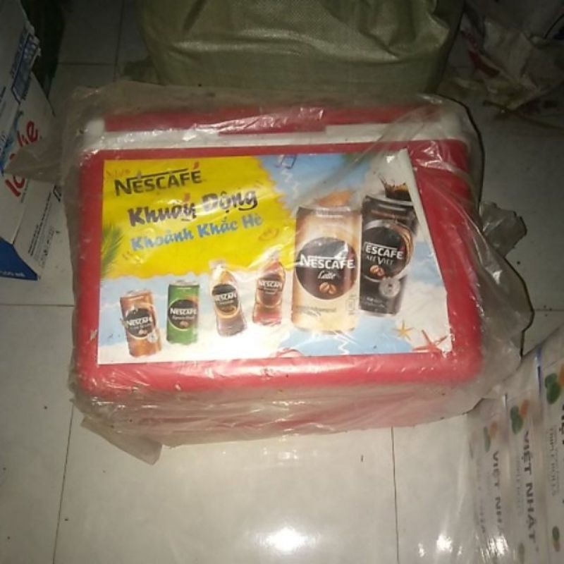 Thùng đá nescafe kt 40*25