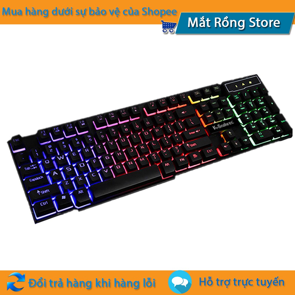 Bàn phím K-SNAKE K4/ R8 1822 chuyên Game Led 7 màu