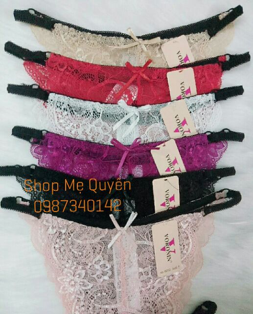 Combo 10 quần lót Ren cao cấp nửa mông Sexy quyến rũ