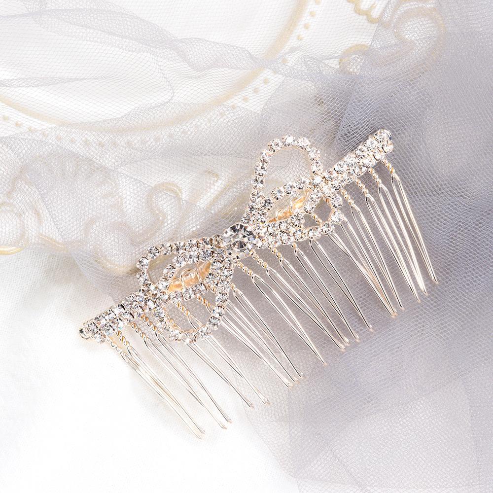 Kẹp Tóc Cô Dâu Hình Hoa Hồng|Phụ Kiện Trang Sức Cô Dâu Xinh Xắn Thời Trang|Vương Miện Cài Tóc Cô Dâu Sang Trọng