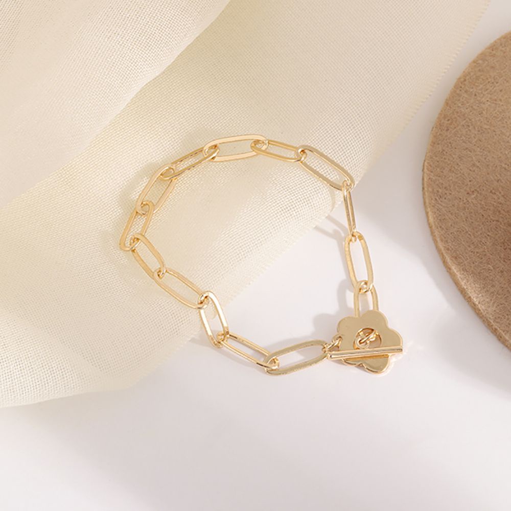 Vòng cổ/ Vòng tay SKJK bằng hợp kim mặt hoa rỗng thời trang bohemian phong cách Hàn Quốc cho nữ