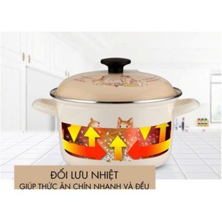 Nồi Tráng Men Fujihoro KIT-1.5