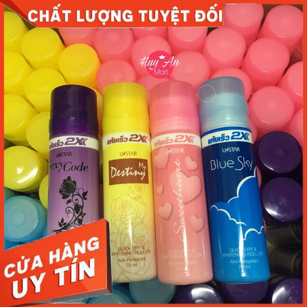 Lăn khử mùi 2X thái lan 75ml 👉 HÀNG CHÍNH HÃNG👉 Lăn nách 2X không gây ố vàng áo Thái Lan | BigBuy360 - bigbuy360.vn