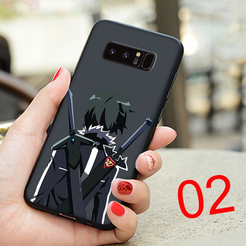 Ốp Điện Thoại Silicon Mềm Hình Sword Art Online Ii Cho Samsung Galaxy Note 8 9 J6 M10 M20 M30 S6 Edge No169