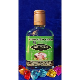 Tinh dầu Tràm Bé Thơ 100ml loại thường giúp trị sổ mũi, ho, cảm, xua đuổi côn trùng cho mẹ và bé