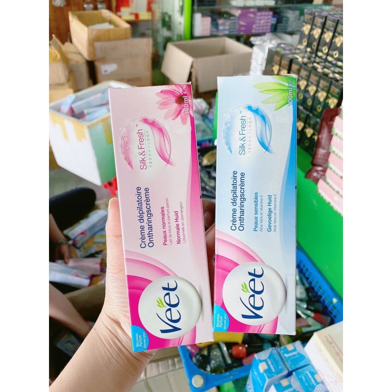 KEM TẨY LÔNG VEET DÀNH CHO DA NHẠY CẢM 100ml