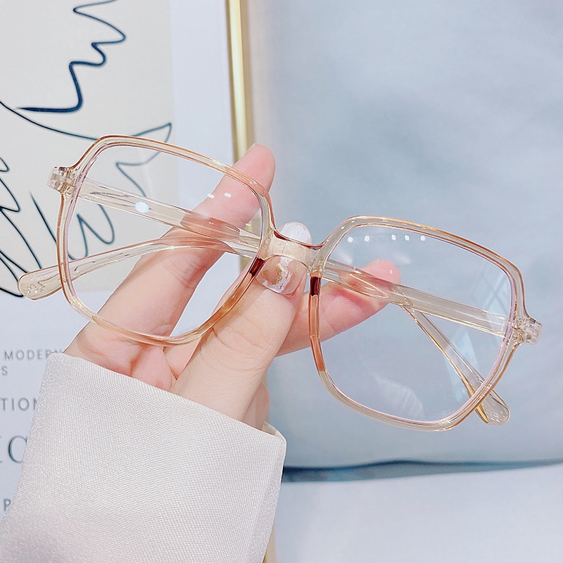 Mắt kính cận gọng to đen thời trang cho nam nữ/kính cận có độ 0.5~6.0