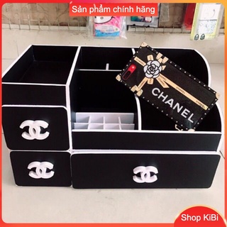 Kệ mỹ phẩm max 35 size đại màu đen núm chanel