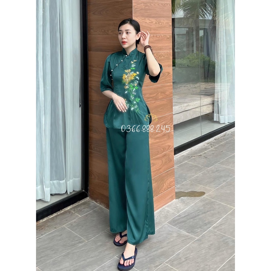 SET ĐỒ LAM ĐI CHÙA XINH XẮN L14