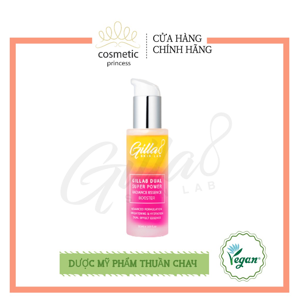 DƯỢC CHẤT HOA HỒNG GILLA8 DUAL SUPER POWER RADIANCE BOOSTER 50ML