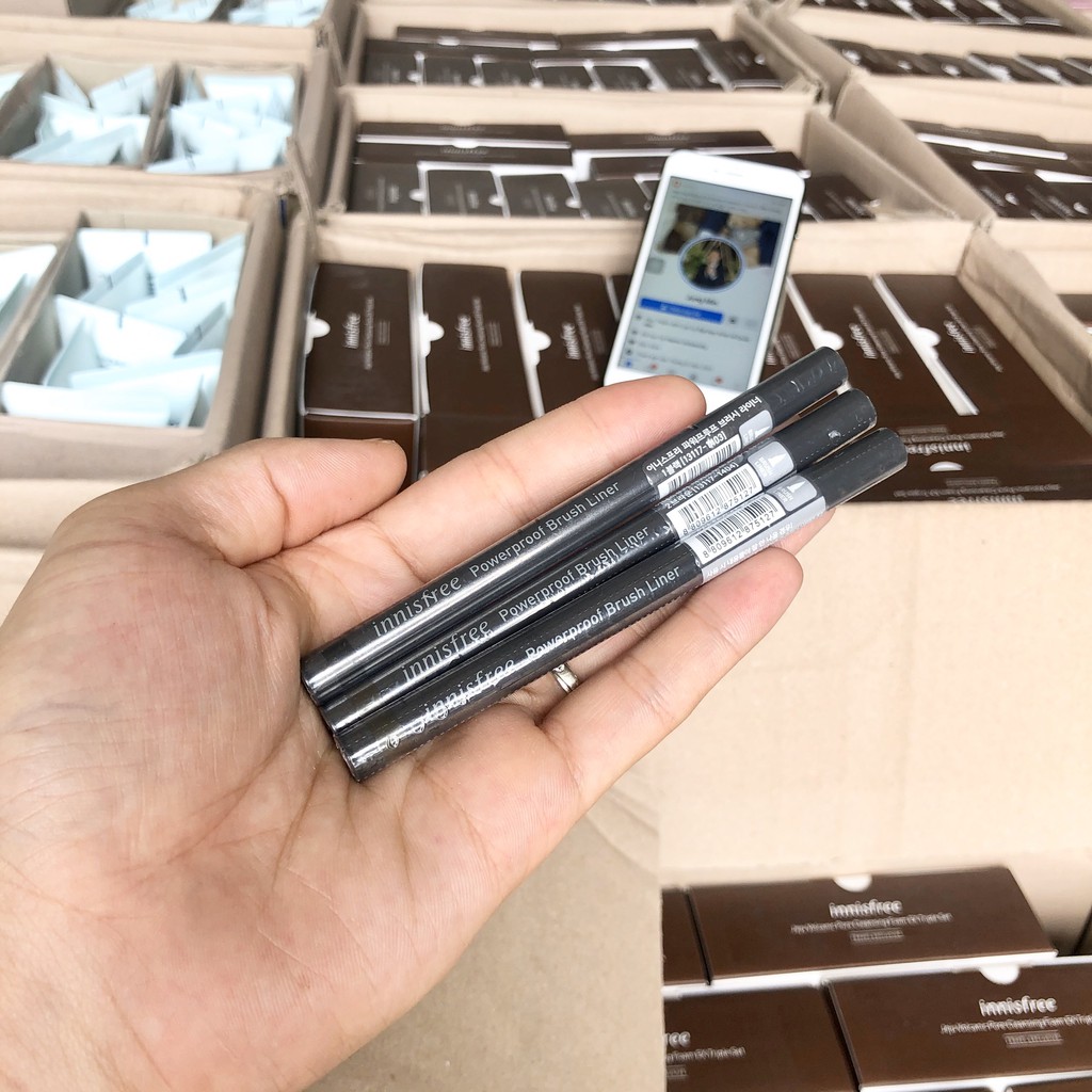 Bút Kẻ Mắt Nước INNISFREE Powerproof Brush Liner 10ml