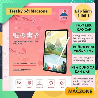 Paperlike Dán màn hình Ipad Thế hệ mới - Chống lóa tuyệt đối, Tối ưu trải nghiệm người dùng (ZD02)