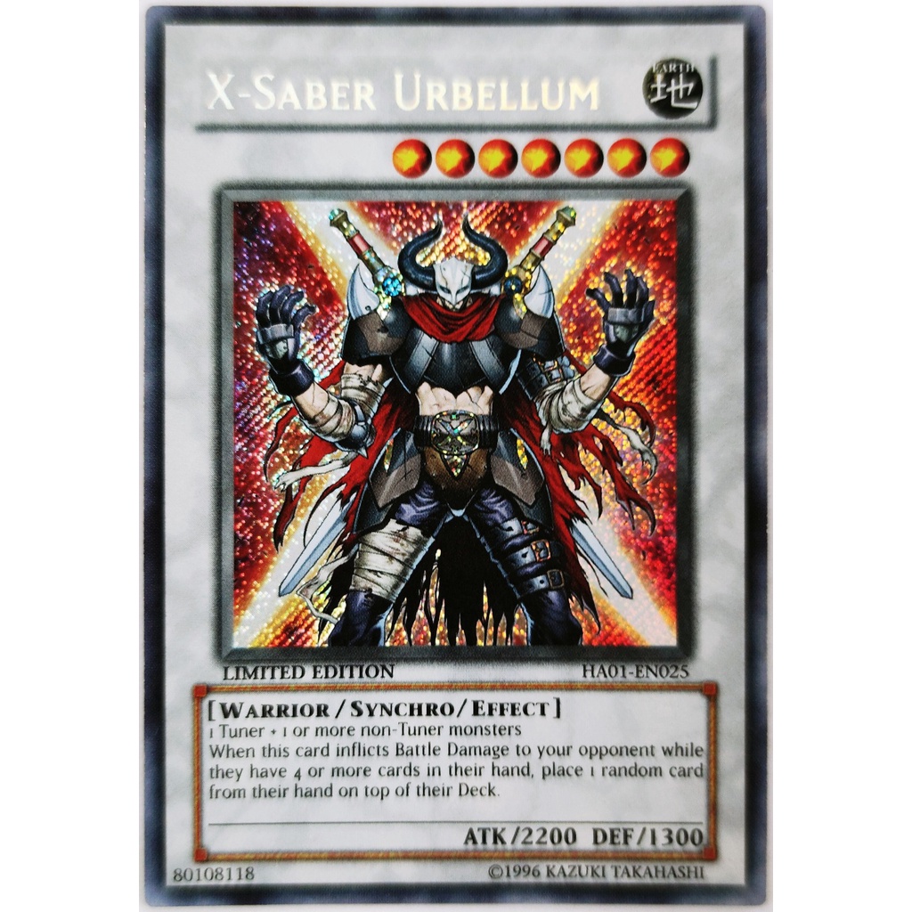 X-Saber Urbellum |EN| Secret Rare / Super Rare