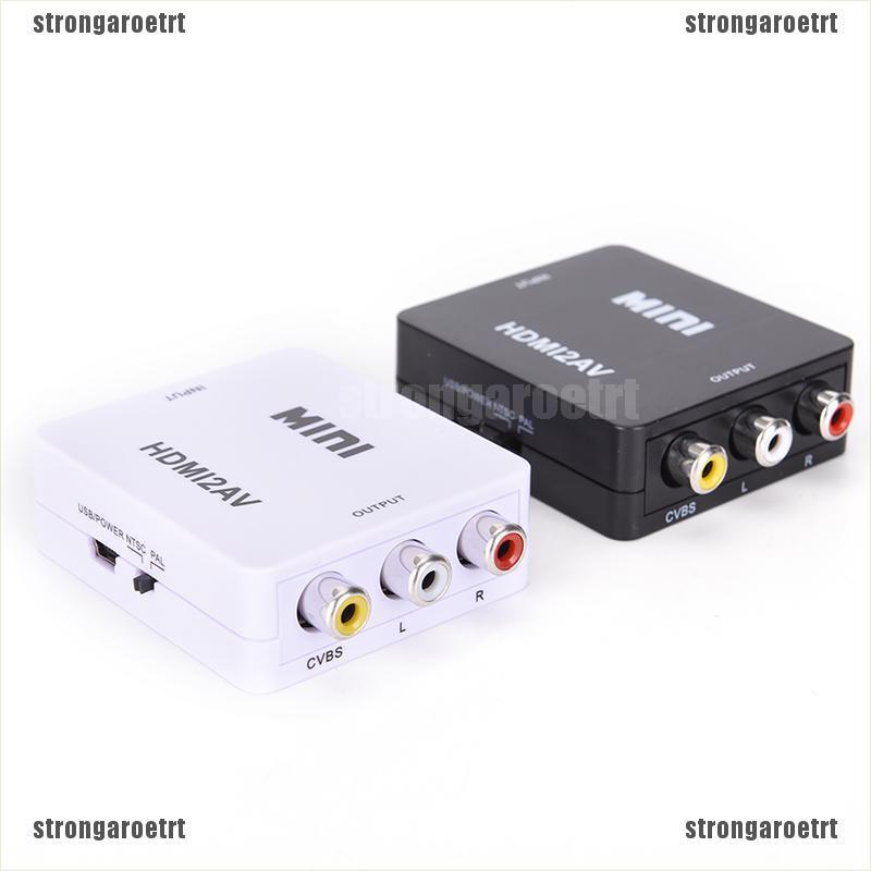 Bộ Chuyển Đổi Từ Hdmi Sang Rca Av / Cvbs, Hd 1080p Mini Hdmi2Av