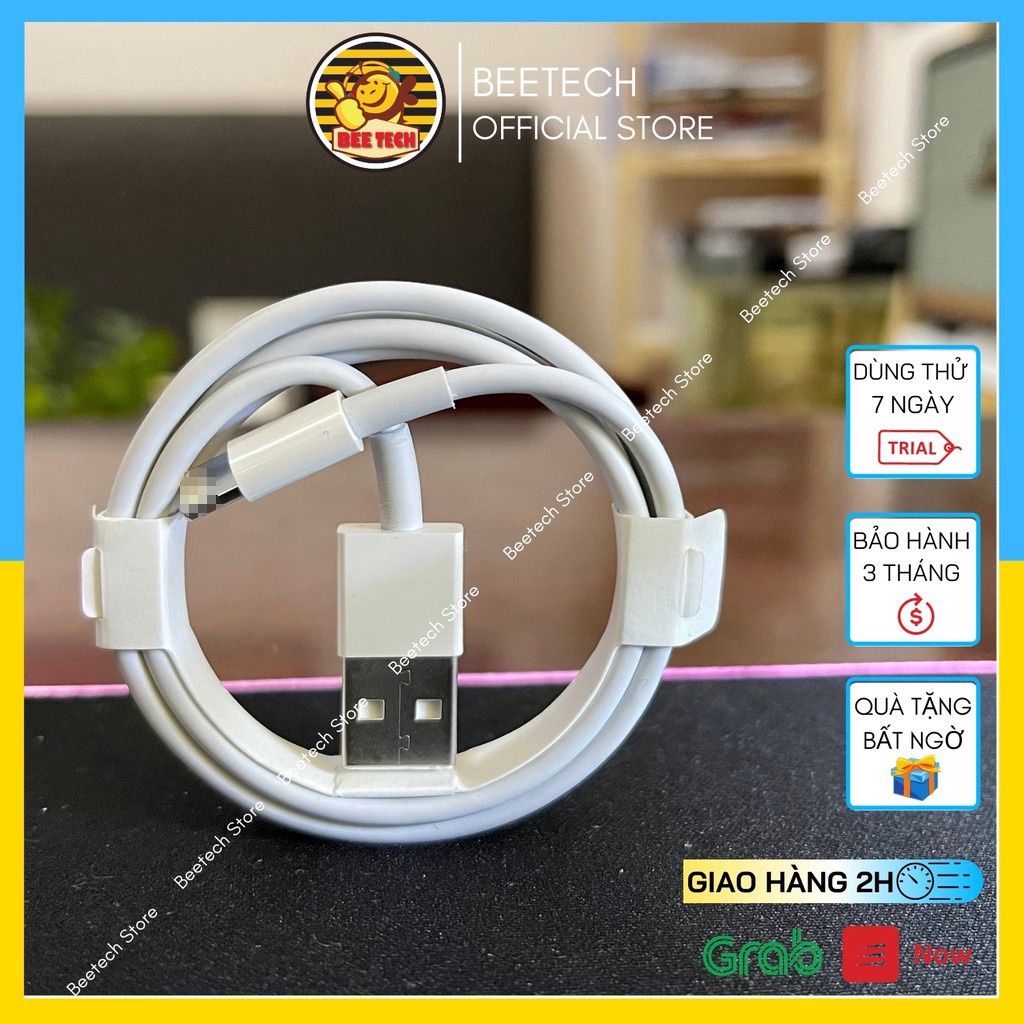 Cáp sạc iP zin , truyền dữ liệu, restore thoả mái - Beetech