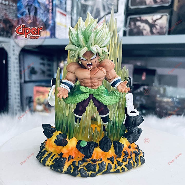 Mô hình Broly Super Saiyan - Led 14cm - Figure Broly Super Saiyan Dragon Ball