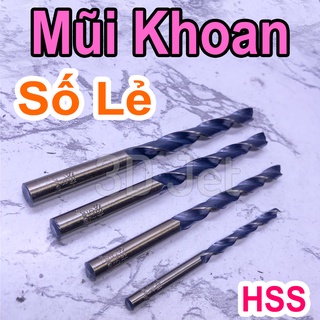 Mũi Khoan TỐT Số Lẻ , mũi khoan sắt , mũi khoan gỗ , mũi khoan kim loại , mũi khoan mini