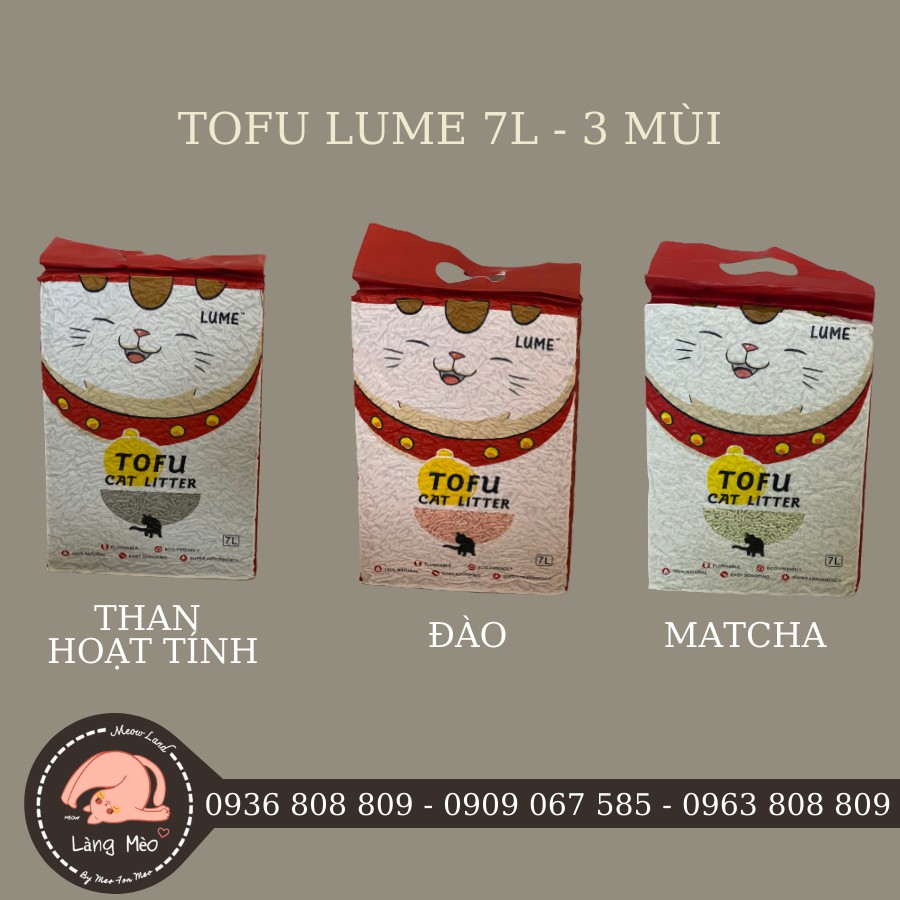 Cát vệ sinh cho mèo - Tofu Lumi