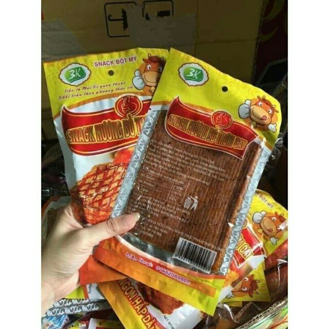 10 gói snack bò miếng thơm cay