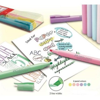 - bút dạ quang textliner 38 - pastel - faber-castell